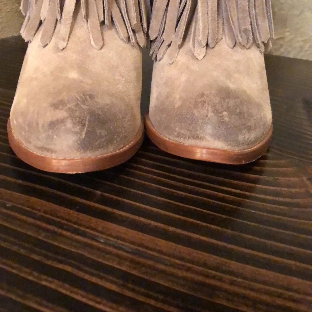 NWT Frye Llana Fringe Bootie - Picture 4 of 16